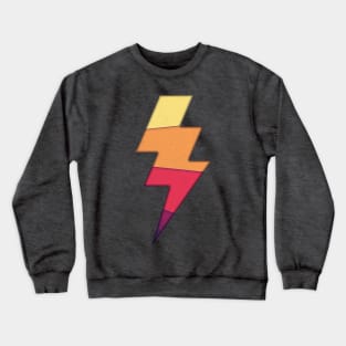 Lightning Strike Stripes Crewneck Sweatshirt